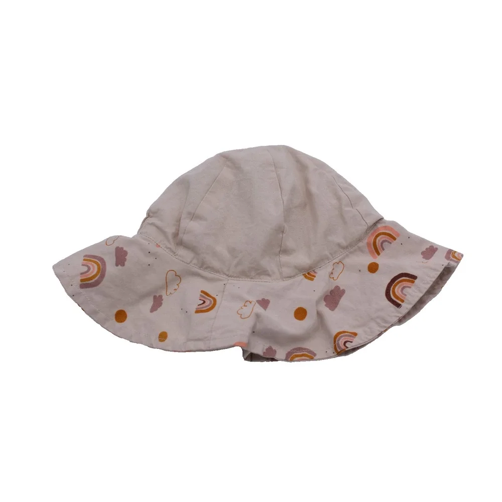 LIEWOOD Amelia Reversible Sun Hat for Toddlers -- Rainbow / Beige -- 3-4 Y